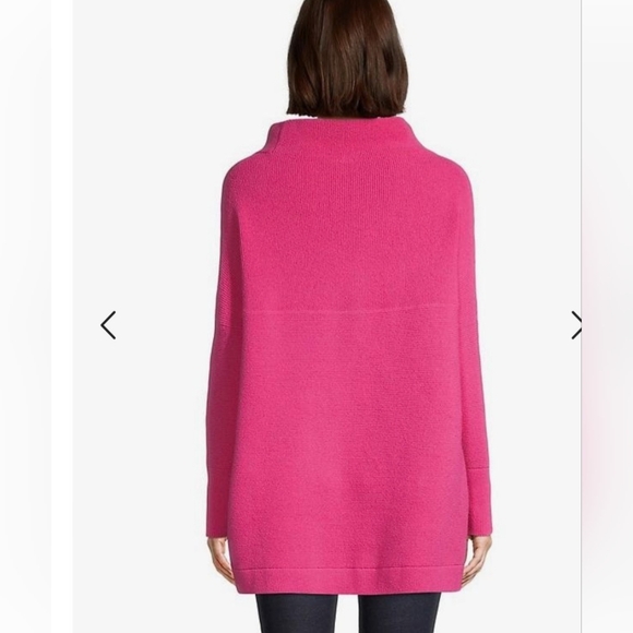 Free People Slouchy Ottoman Tunic Raspberry Rose XS - Picture 5 of 6